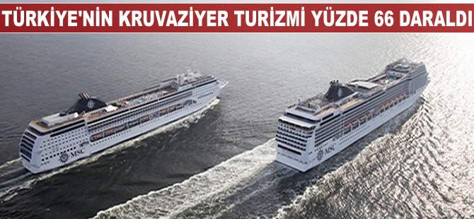Türkiye'nin kruvaziyer turizmi yüzde 66 daraldı