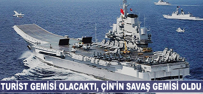 Turist gemisi olacaktı, Çin'in en önemli silahı haline geldi