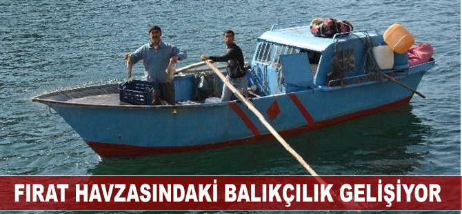 Fırat Havzasında balıkçılık gelişiyor