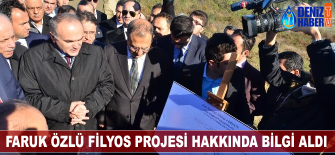 Faruk Özlü Filyos Limanı projesini yerinde inceledi