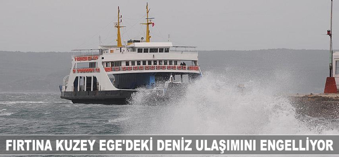 Deniz ulaşımına fırtına engeli