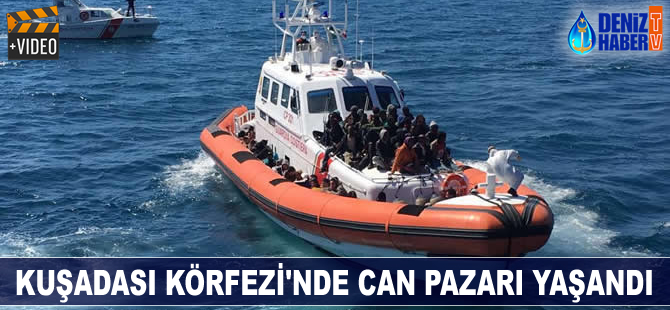 Kuşadası Körfezi'nde can pazarı yaşandı