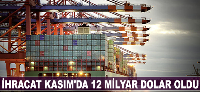 İhracat Kasım'da yüzde 5 arttı