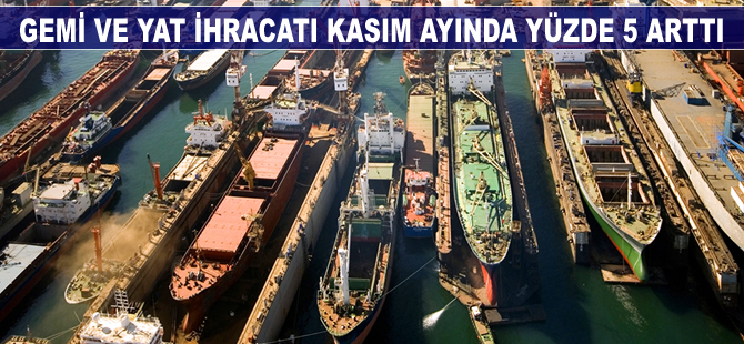 Gemi ve yat sektörü ihracatı en fazla artış gösteren alan oldu