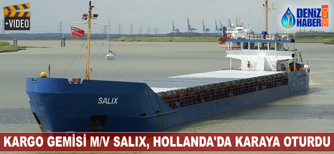 Genel kargo gemisi M/V Salix, Hollanda'da karaya oturdu