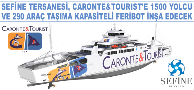 Sefine Tersanesi, İtalyan Caronte & Tourist'de LNG destekli feribot inşa edecek