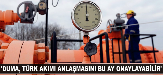 ‘Duma, Türk Akımı anlaşmasını bu ay onaylayabilir’