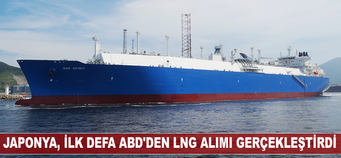 Japonya ilk kez ABD'den LNG alımı gerçekleştirdi