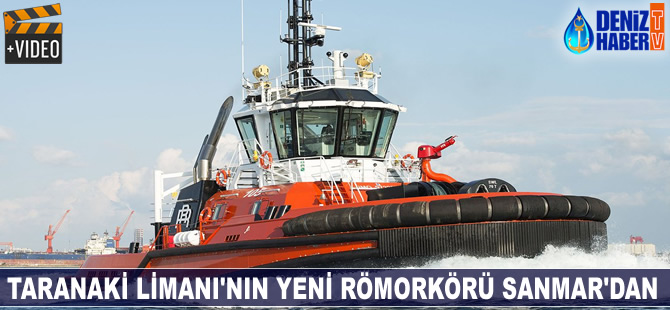 Taranaki Limanı'nın yeni römorkörü Sanmar'dan