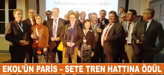 Ekol Lojistik'in Paris - Sete tren hattına, Multimodal Operatör Ödülü verildi