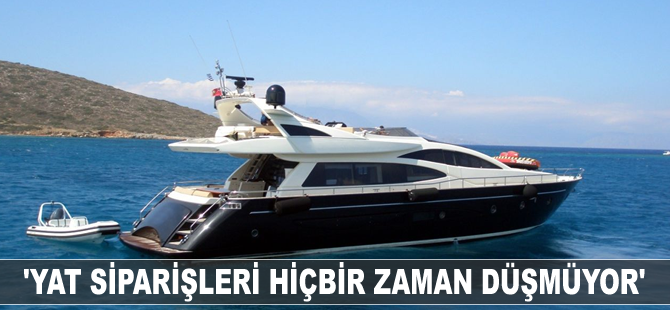 'Yat siparişleri hiçbir zaman düşmüyor'