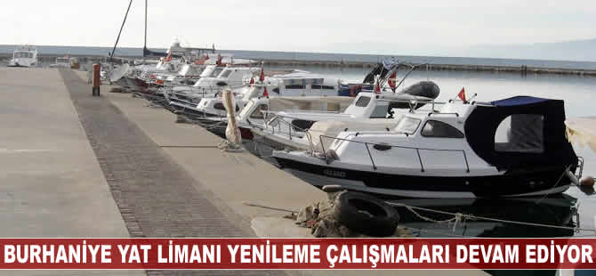 Burhaniye yat limanı için tonozların dökümüne başlandı