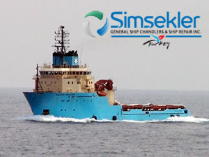 Aliağa'da söküme gelen Maersk'e ait 2 adet açık deniz destek gemisi, Fransa açıklarında battı