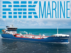 RMK Marine Tersanesi'nde inşa edilen M/T BIT ECO isimli asfalt tankeri denizle buluşuyor