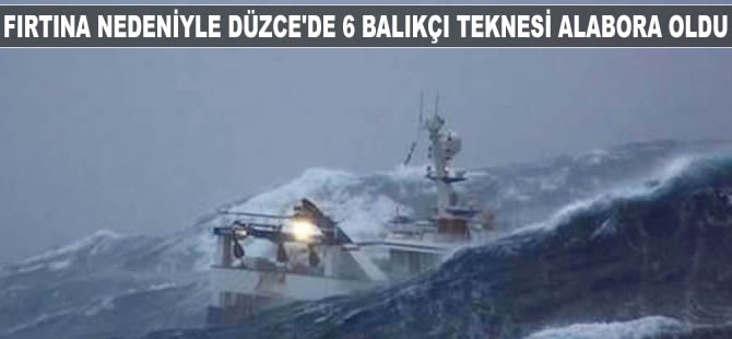 Limanda bulunan 6 balıkçı teknesi alabora oldu