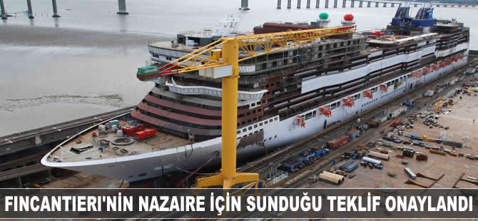 İtalyan Fincantieri'nin Nazaire Tersanesi için sunduğu teklif onaylandı
