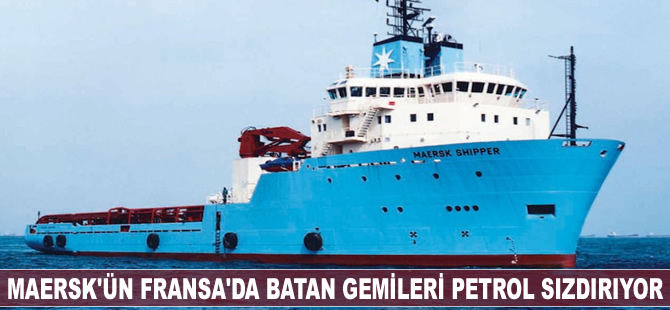 Türkiye'ye söküme gelirken batan Maersk gemileri yakıt sızdırıyor