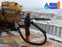 Yalova’da buzlanmaya karşı deniz suyu formülü