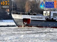 Tuna Nehri Budapeşte’de buz tuttu