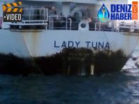 M/V Lady Tuna, Beşiktaş Tersanesi'ne çekildi