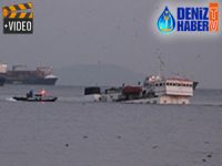 Zeytinburnu açıklarında MV Bereket isimli gemi battı