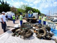 Bodrum deniz dibi temizliği çalışması başladı