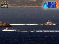 Kardak kayalıklarında hareketli dakikalar