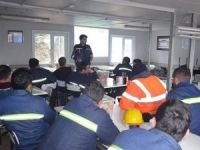 Liman personeline afet bilinci eğitimi verildi