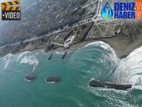 Erozyon, Karasu'da mavi bayraklı plajı vurdu