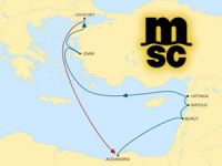 MSC, Doğu Akdeniz limanlarına yapacağı seferleri, Asyaport üzerinden gerçekleştirecek