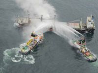 M/V Purple Beach, söküm için Aliağa'ya geliyor