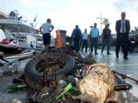 Marmaris'te sezon öncesi deniz temizliği yapıldı