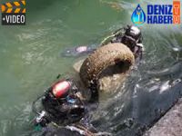 Fethiye'de deniz dibi temizliği yapıldı