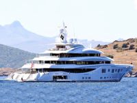 Rus milyarder Aleksander Machkevitch'in lüks yatı Bodrum'a demirledi