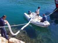 Bodrum'da denizi kirleten tekneye adli ve idari işlem yapıldı