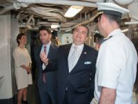 TCG Gökçeada fırkateyni Kazablanka Limanı'na demirledi