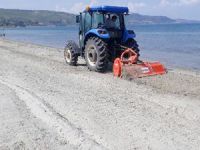 Çanakkale Belediyesi Güzelyalı ve Dardanos'ta sahil temizliği yaptı