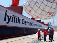 Türk Kızılayı'nın yardım gemilerinden ilki yola çıkıyor