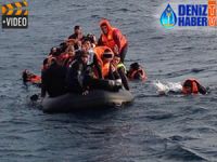 Ege'de göçmen kaçakçılığı operasyonu kamerelara yansıdı