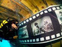 63 yıllık su altı fotoğrafları batıkta sergilendi