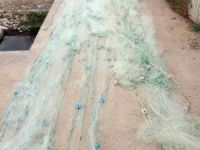 Jandarma kaçak avcılara ait 5 bin metre ağ ele geçirdi