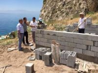 Van Gölü sahili 'Kıztaşı' bölgesi vatandaşlar için hazırlanıyor