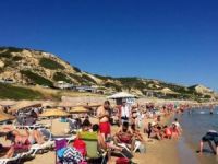 Bozcaada plajları ve otelleri bayramda dolup taştı