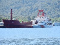 M/V ACT incelemelerden sonra Marmaris Limanı'ndan ayrıldı