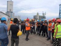 Hopaport’ta yapılan Yangın Söndürme Tatbikatı gerçeği aratmadı