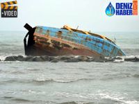 Karaya oturan Yiğithan isimli gemi parçalara ayrıldı