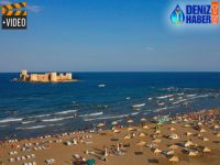 Mersin'deki Kızkalesi'ne ziyaretçi akını