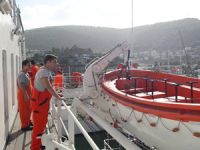 T/S SAMSUN Eğitim Gemisi'nde eğitimler devam ediyor