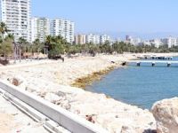 Mezitli Sahil Bandı Yenileme Projesi'nin yüzde 65'i tamamlandı