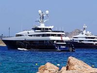 Ukraynalı ve Meksikalı iş adamlarının mega yatları Bodrum'a demirledi